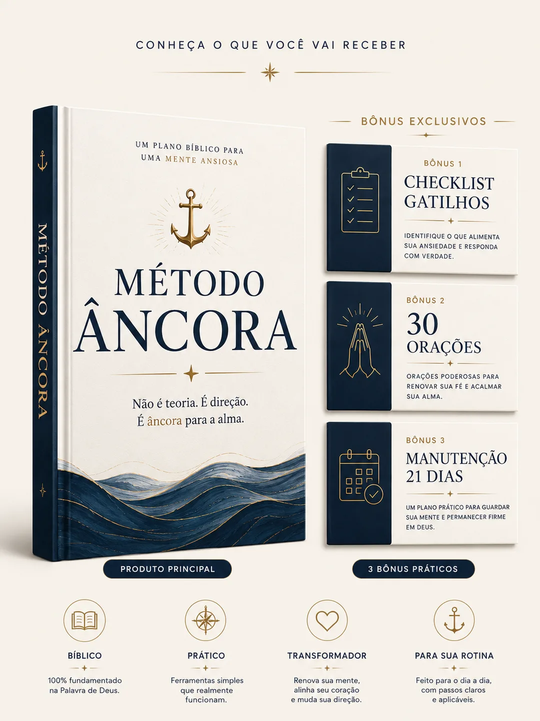 Método ÂNCORA — caminho bíblico de 7 dias para reconectar com Deus